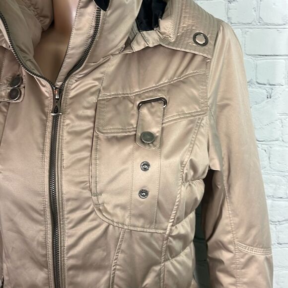 Obermeyer Leighton Champagne or gold full zip winter/ski jacket size 6 - Picture 8 of 16